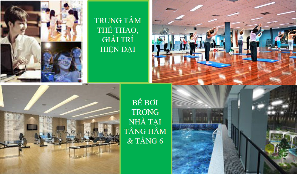 Tiện ích nội khu dự án căn hộ topaz elite
